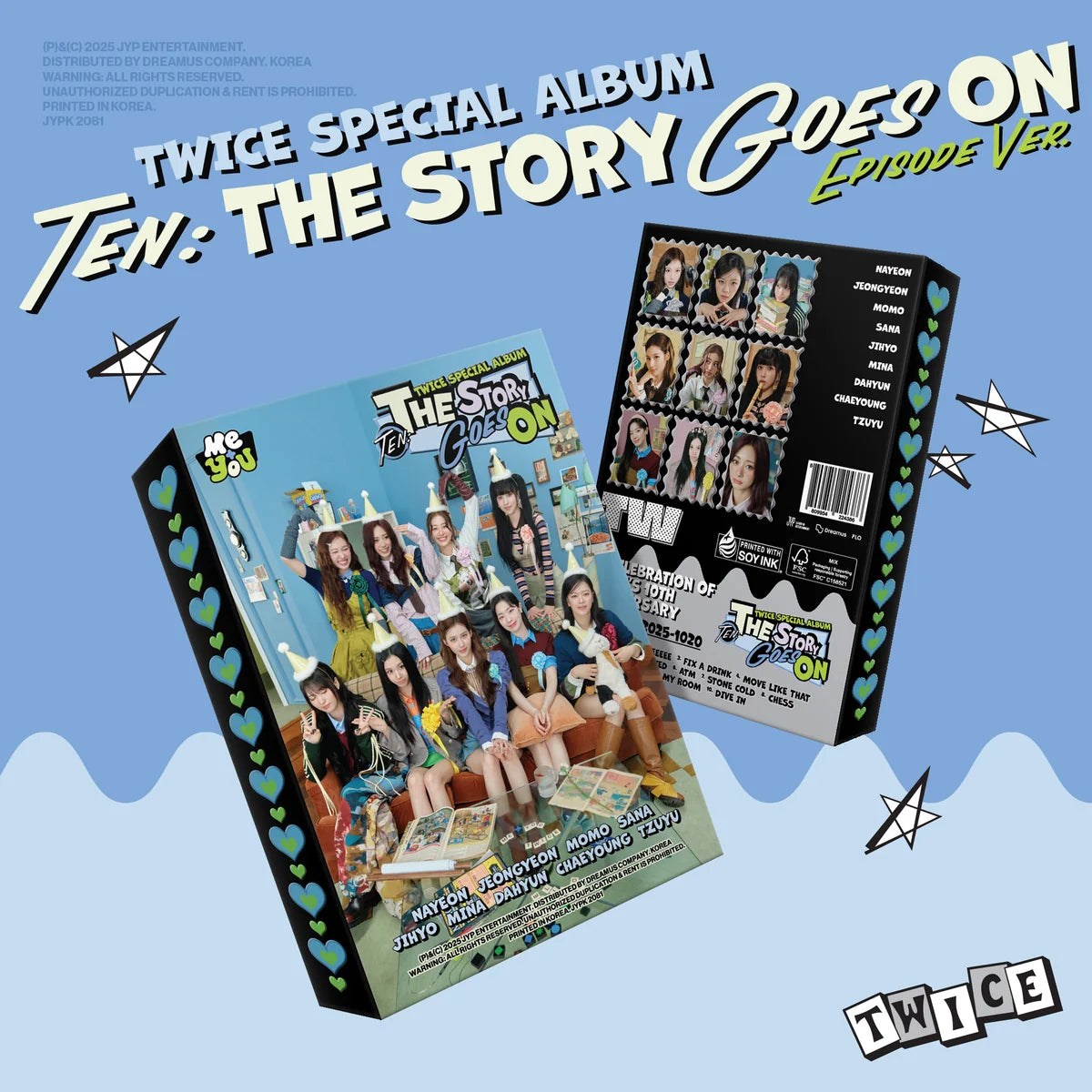 TWICE - TEN: The Story Goes On (EPISODE Ver.) – álbum oficial | PopMagic Venezuela