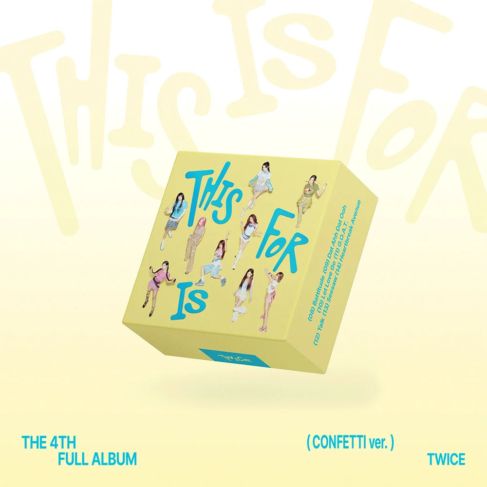 TWICE - THIS IS FOR (Confetti Ver.) – álbum oficial | PopMagic Venezuela