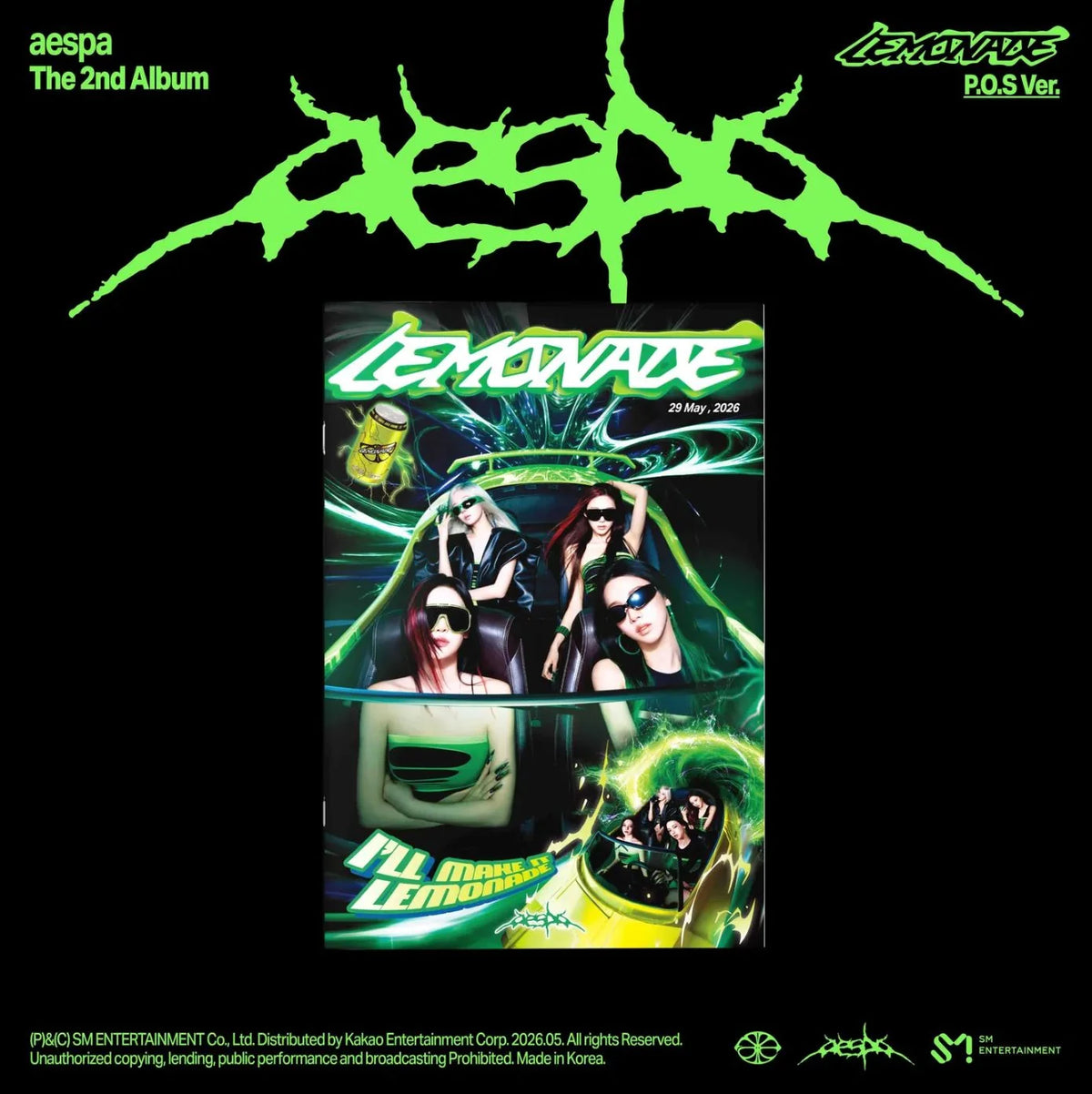 aespa - LEMONADE (P.O.S Ver.) – álbum oficial | PopMagic Venezuela