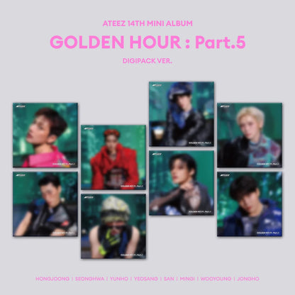ATEEZ - GOLDEN HOUR: Part.5 (Digipack Ver.) – versión digipack oficial | PopMagic Venezuela