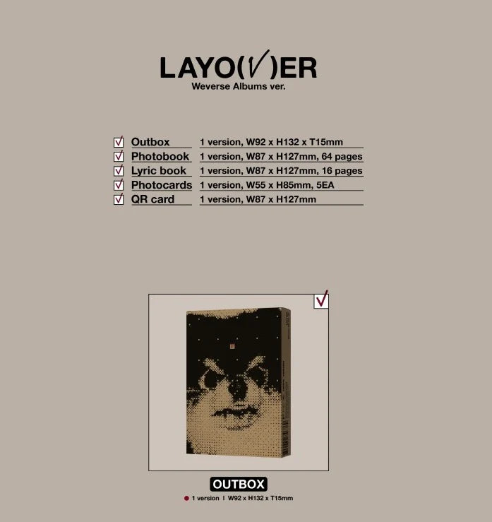 (BTS) V - [Layover] (Weverse Albums ver.)
