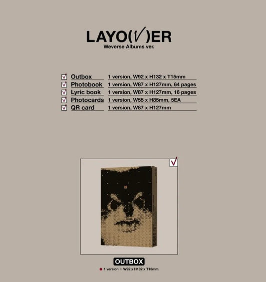 (BTS) V - [Layover] (Weverse Albums ver.)
