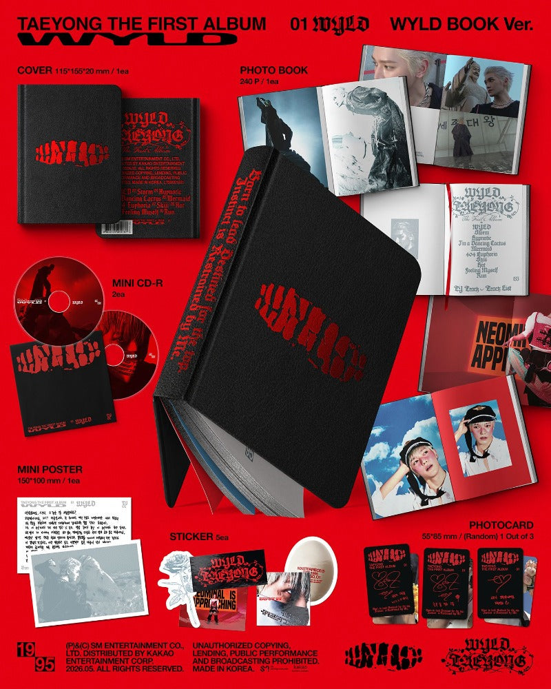 (NCT) TAEYONG - The 1st Album [WYLD] (WYLD BOOK Ver.)