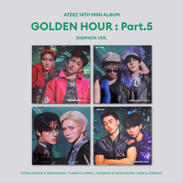 ATEEZ - GOLDEN HOUR: Part.5 (Digipack UNIT Ver.) – versión digipack oficial | PopMagic Venezuela