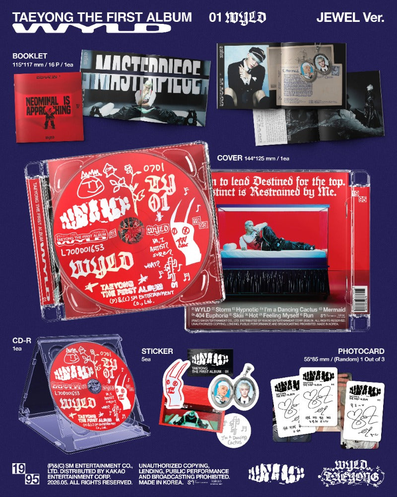 (NCT) TAEYONG - 1st Full Album [WYLD] (Jewel Case Ver.)