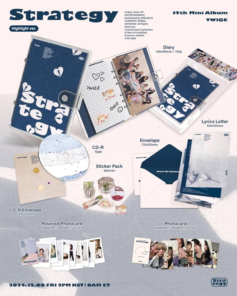 TWICE - 14th Mini Album [STRATEGY] (Highlight ver.)