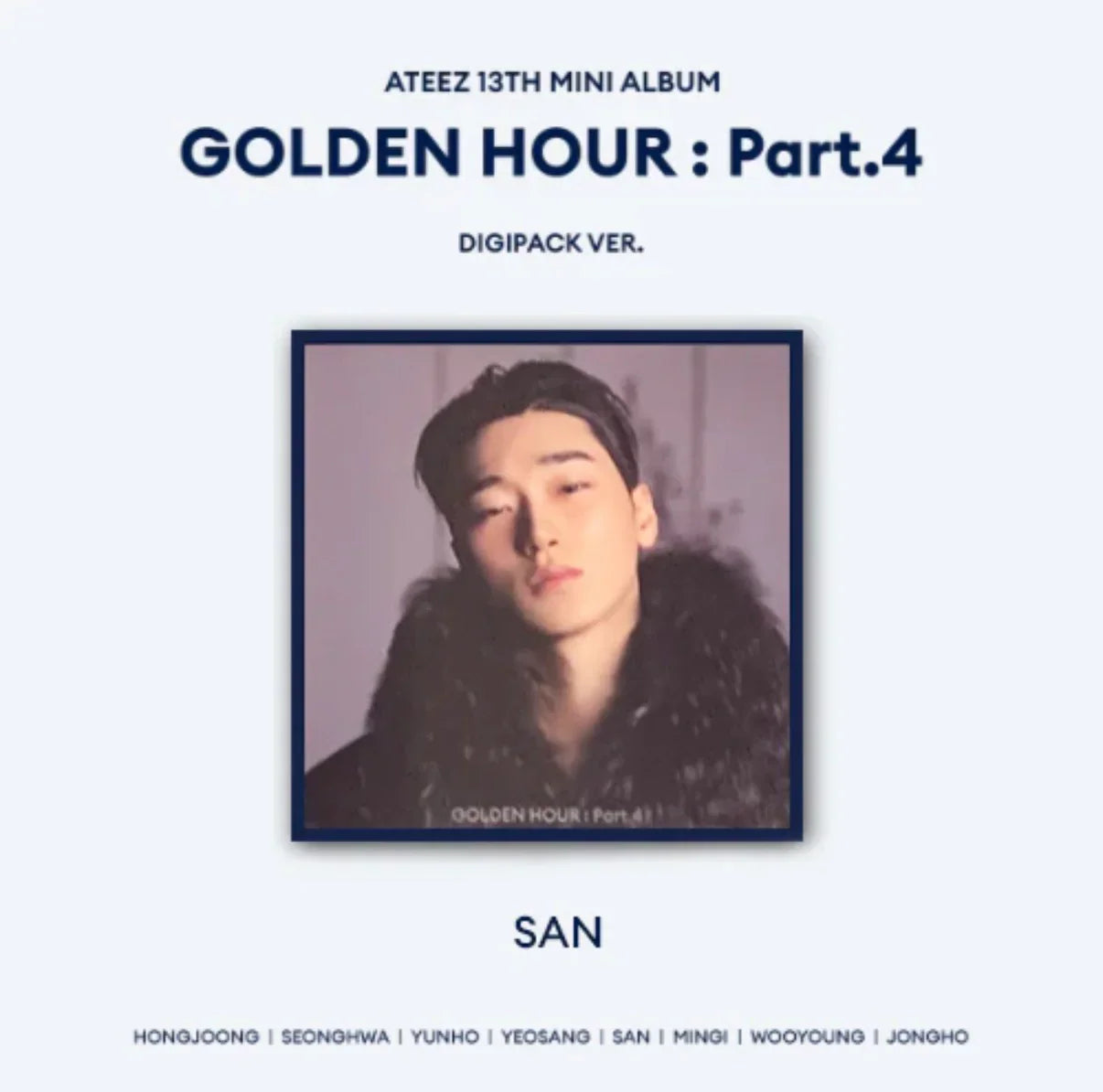 ATEEZ - GOLDEN HOUR : Part.4 (DIGIPACK VER.)