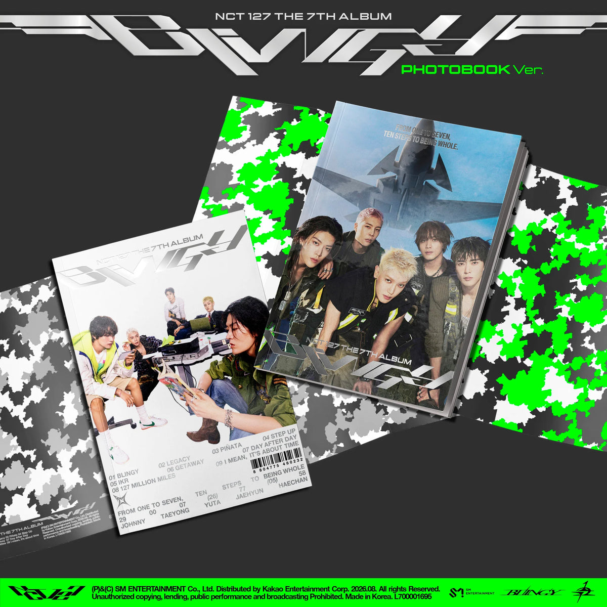 NCT 127 - BLINGY (Photobook Ver.) – versión photobook oficial | PopMagic Venezuela