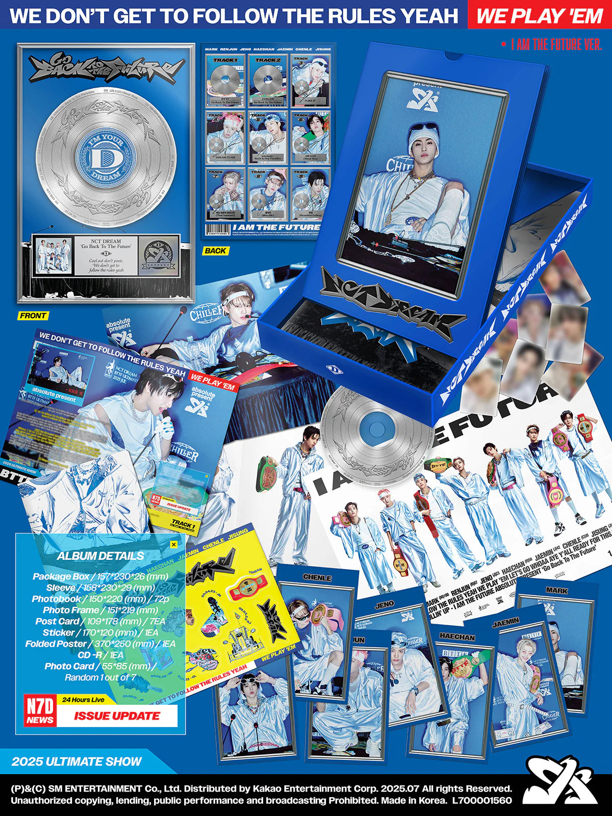 NCT DREAM - 5th Album [Go Back To The Future] (I AM THE FUTURE Ver.)