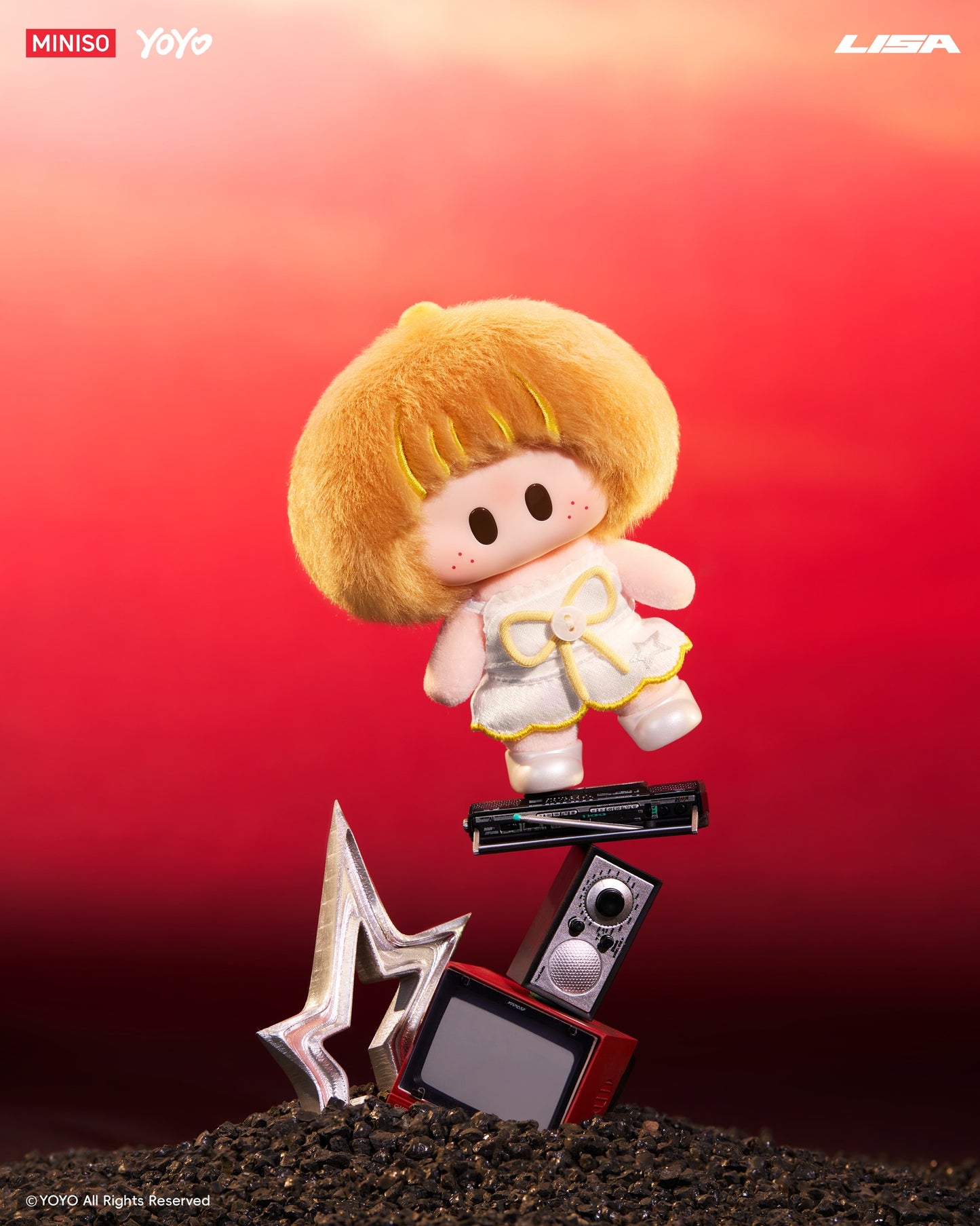 LISA × MINISO - YOYO×LISA Vinyl Plush Blind Box
