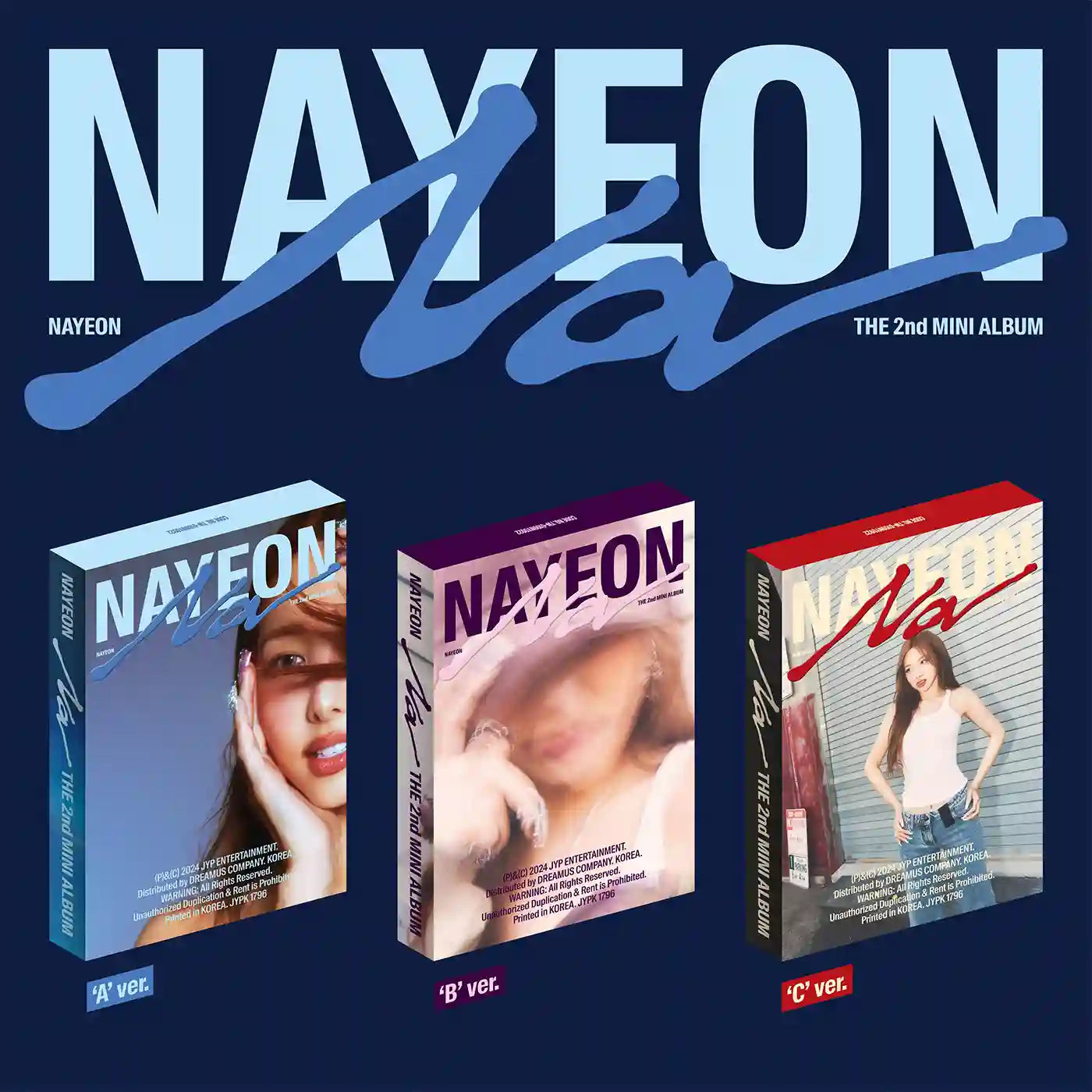 (TWICE) NAYEON 2nd Mini Album [NA] ('A' Ver. / 'B' Ver. / 'C' Ver.)
