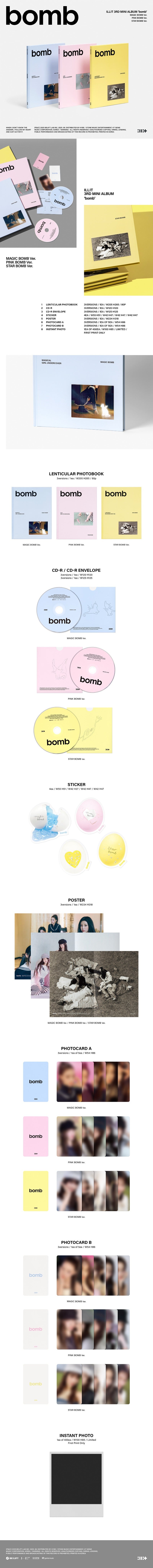 ILLIT - 3rd Mini Album [bomb]