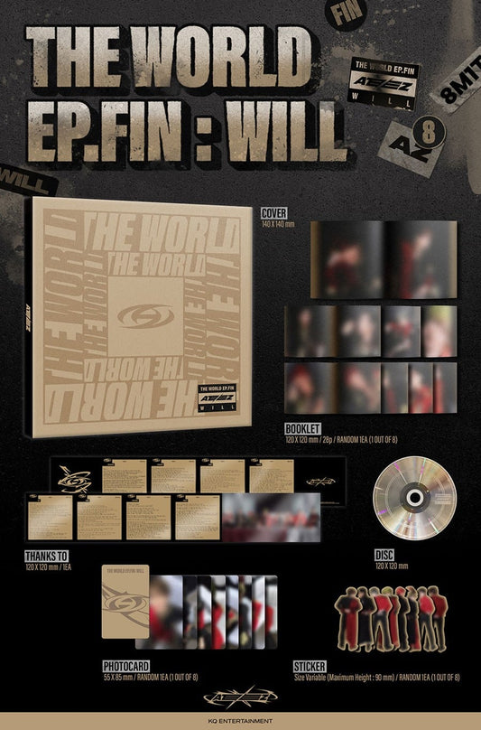ATEEZ - [THE WORLD EP.FIN : WILL] (Digipak VER.)