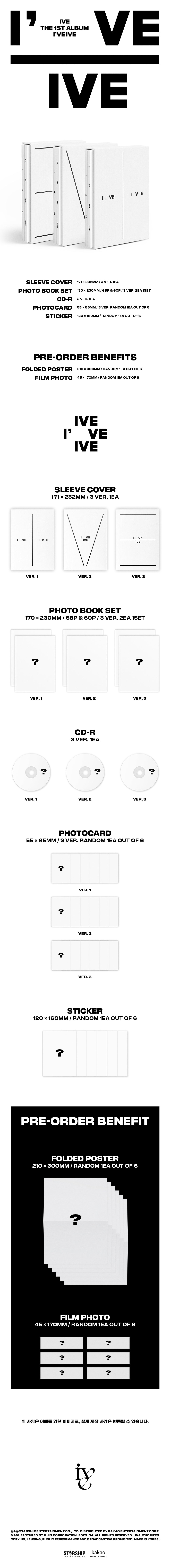 IVE - 1st Full Album [I've IVE]