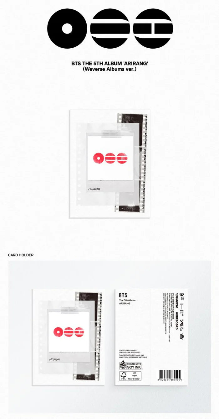 BTS - The 5th Album [ARIRANG] (Weverse Albums ver.)