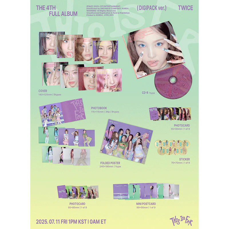 TWICE – 4th Album [THIS IS FOR] (DIGIPACK ver.)