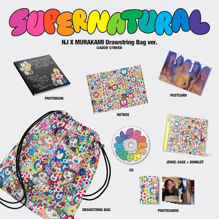 NewJeans - Supernatural (NJ X MURAKAMI Drawstring Bag ver.)