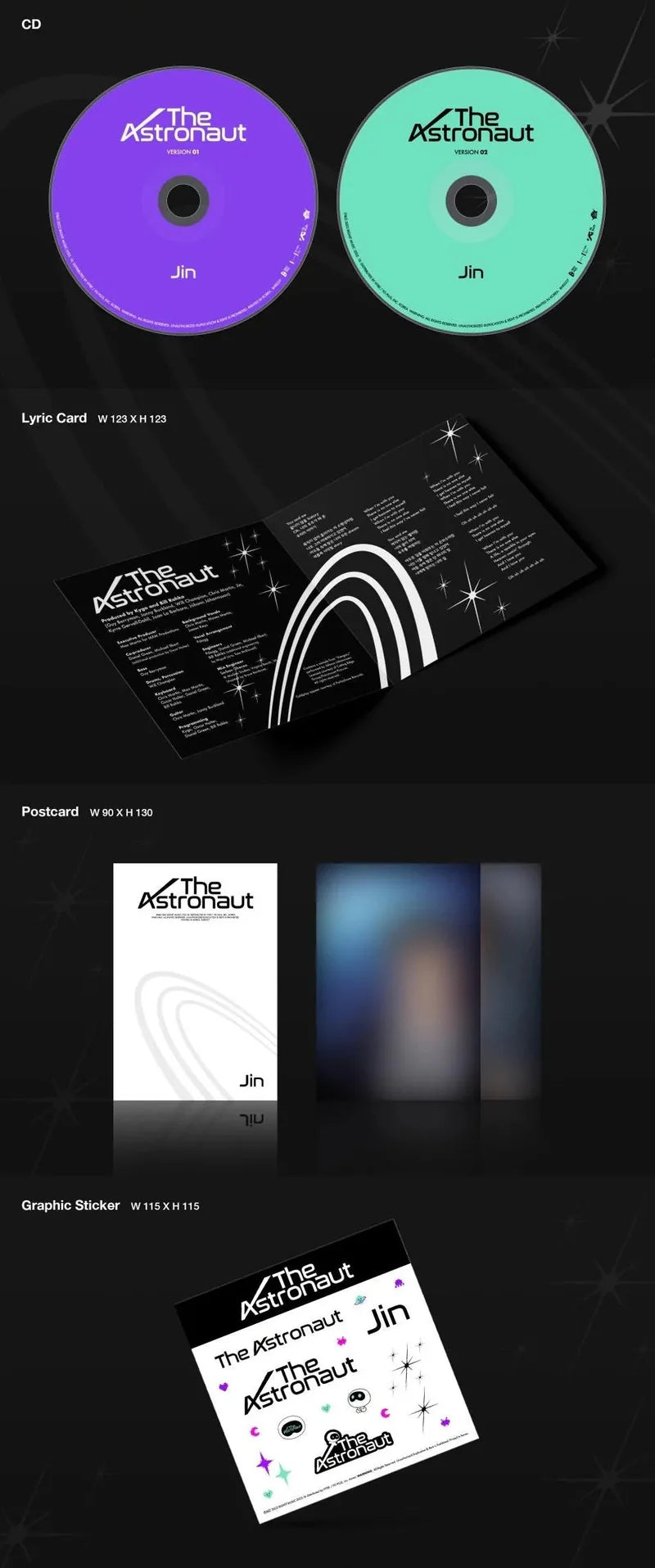 (BTS) Jin - Single Album [The Astronaut]
