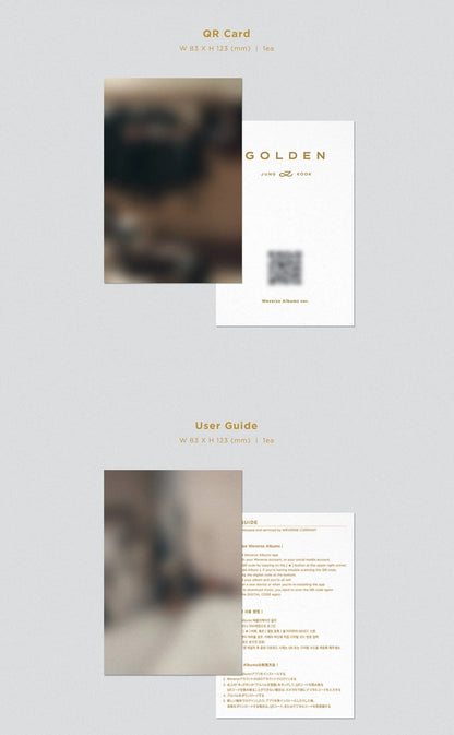 (BTS) Jung Kook - GOLDEN (Weverse Albums ver.)