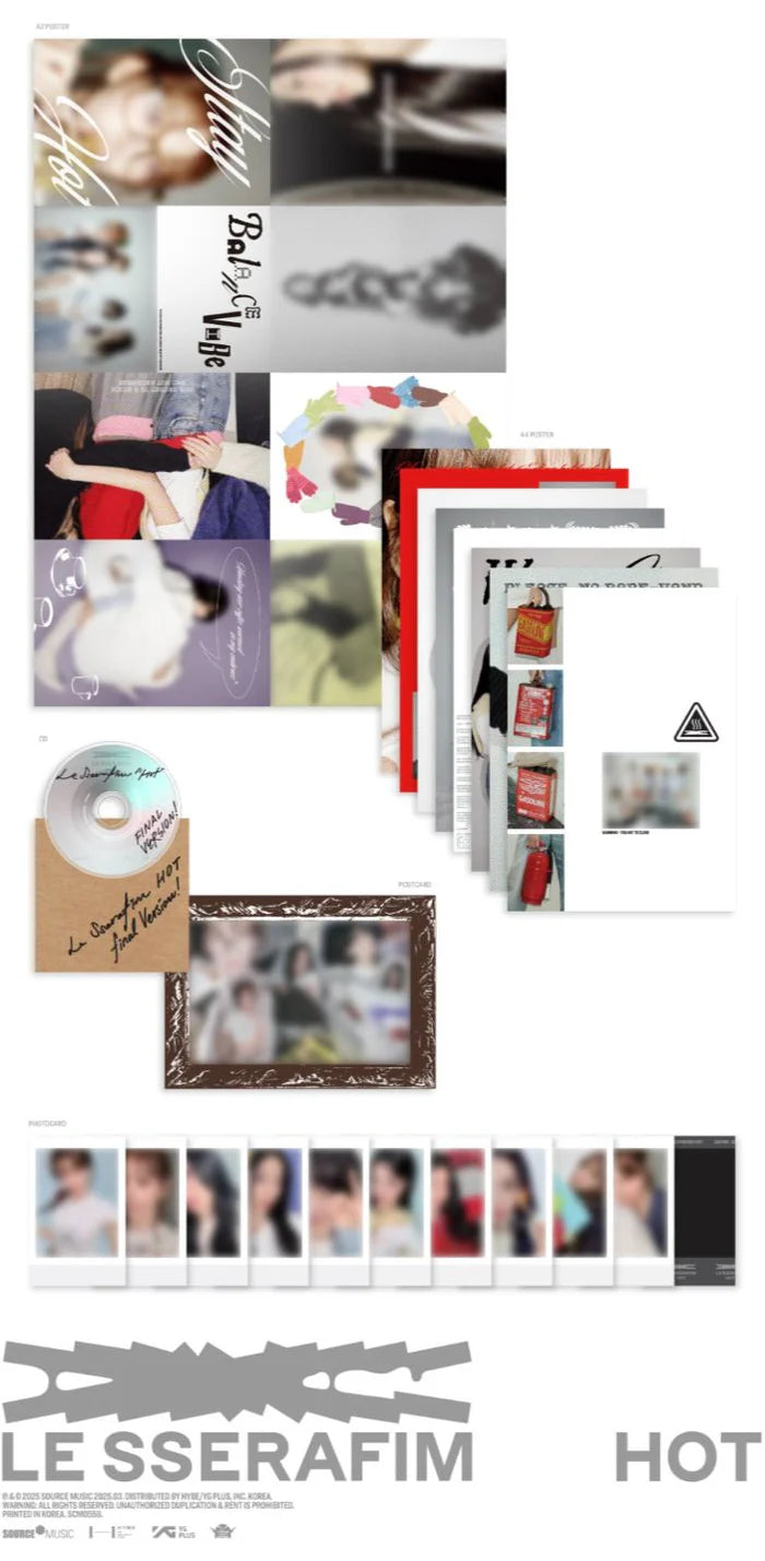 LE SSERAFIM - HOT (TIN CASE Ver.)