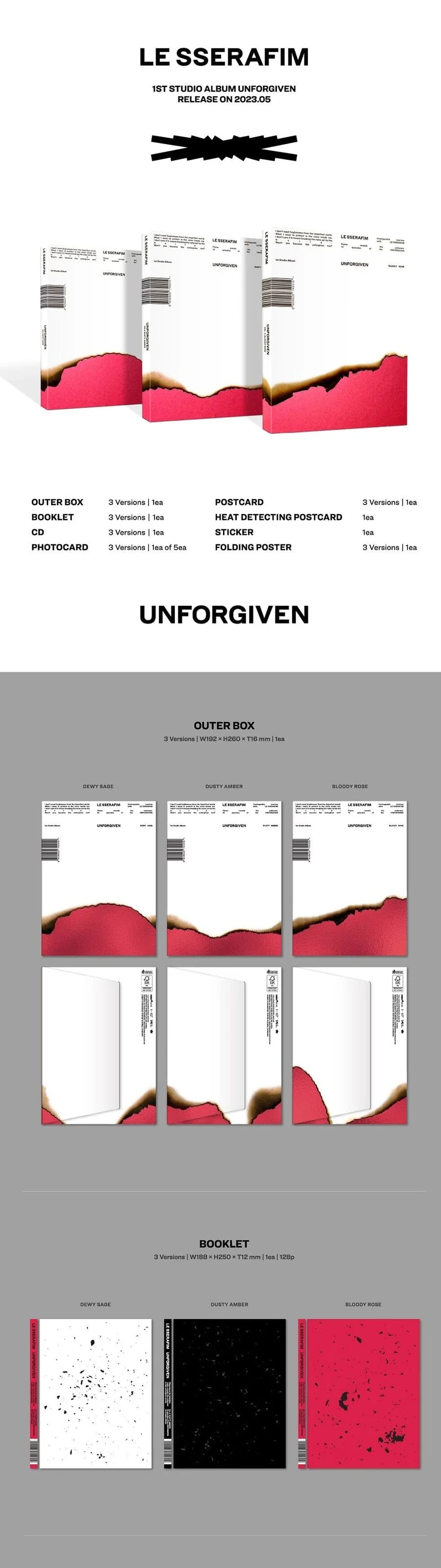 LE SSERAFIM - UNFORGIVEN