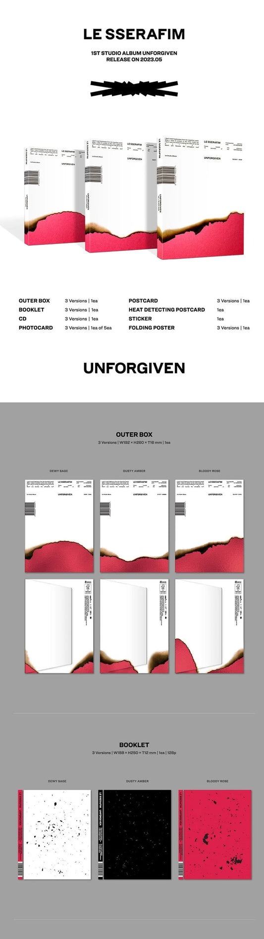 LE SSERAFIM - UNFORGIVEN