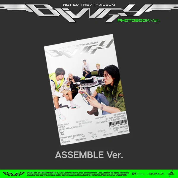 NCT 127 - BLINGY (Photobook Ver.) – Assemble Ver. – versión photobook oficial | PopMagic Venezuela
