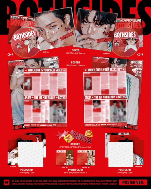 NCT JNJM – 1st Mini Album [BOTH SIDES] (POSTER Ver.)