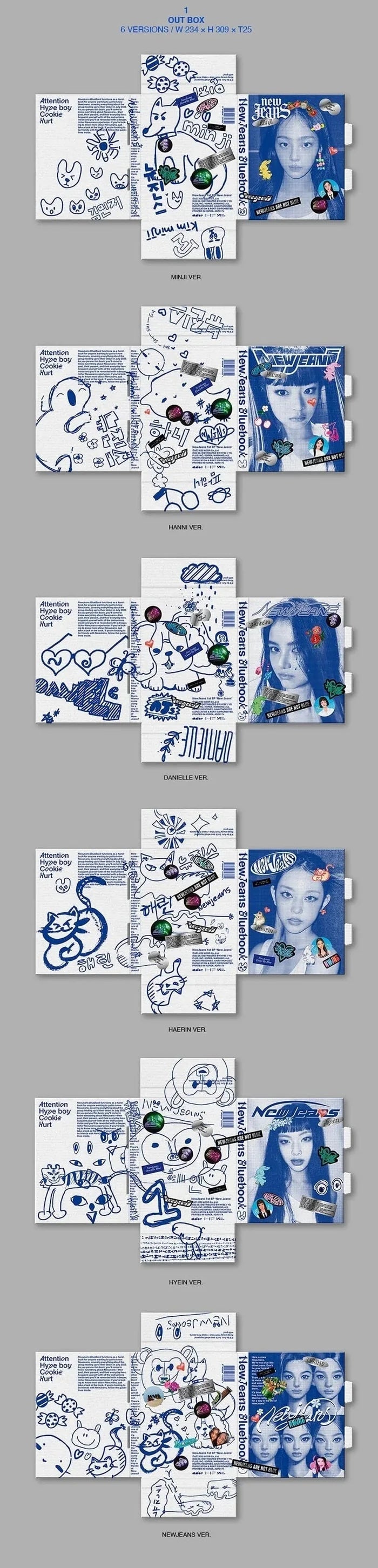 NewJeans - New Jeans (Bluebook ver.)