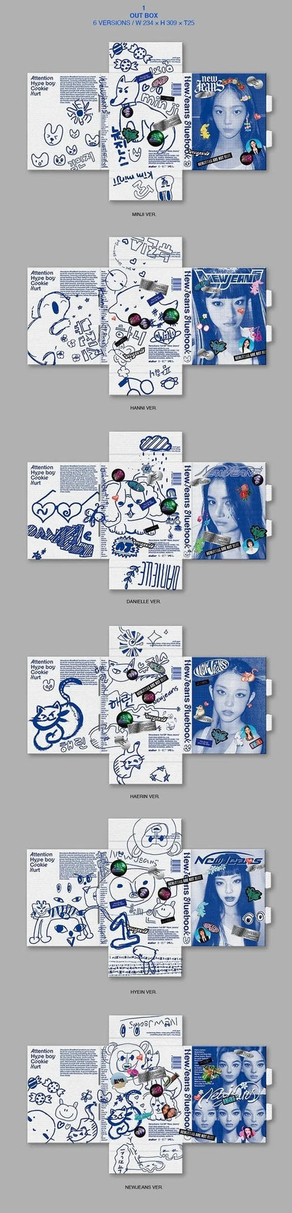 NewJeans - New Jeans (Bluebook ver.)