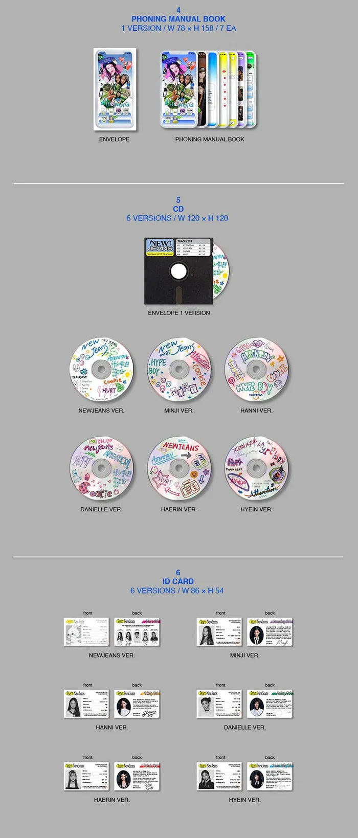 NewJeans - New Jeans (Bluebook ver.)