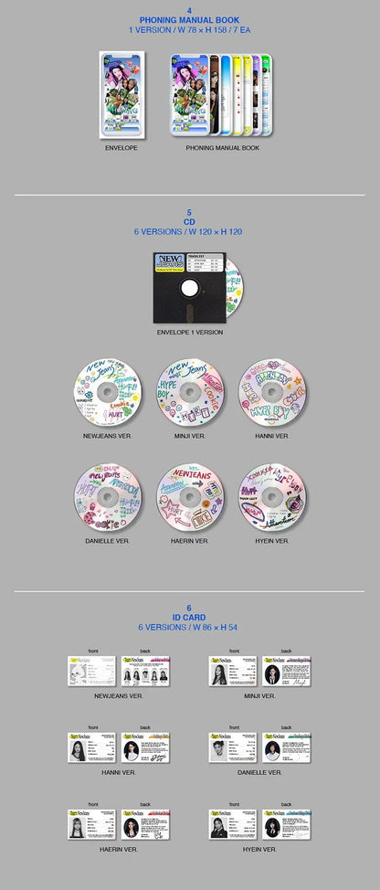 NewJeans - New Jeans (Bluebook ver.)