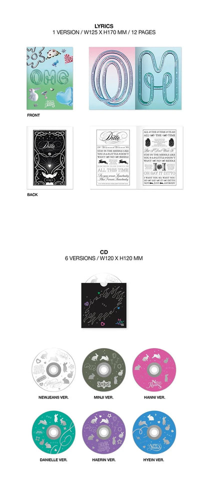 NewJeans - OMG (Message Card ver.)