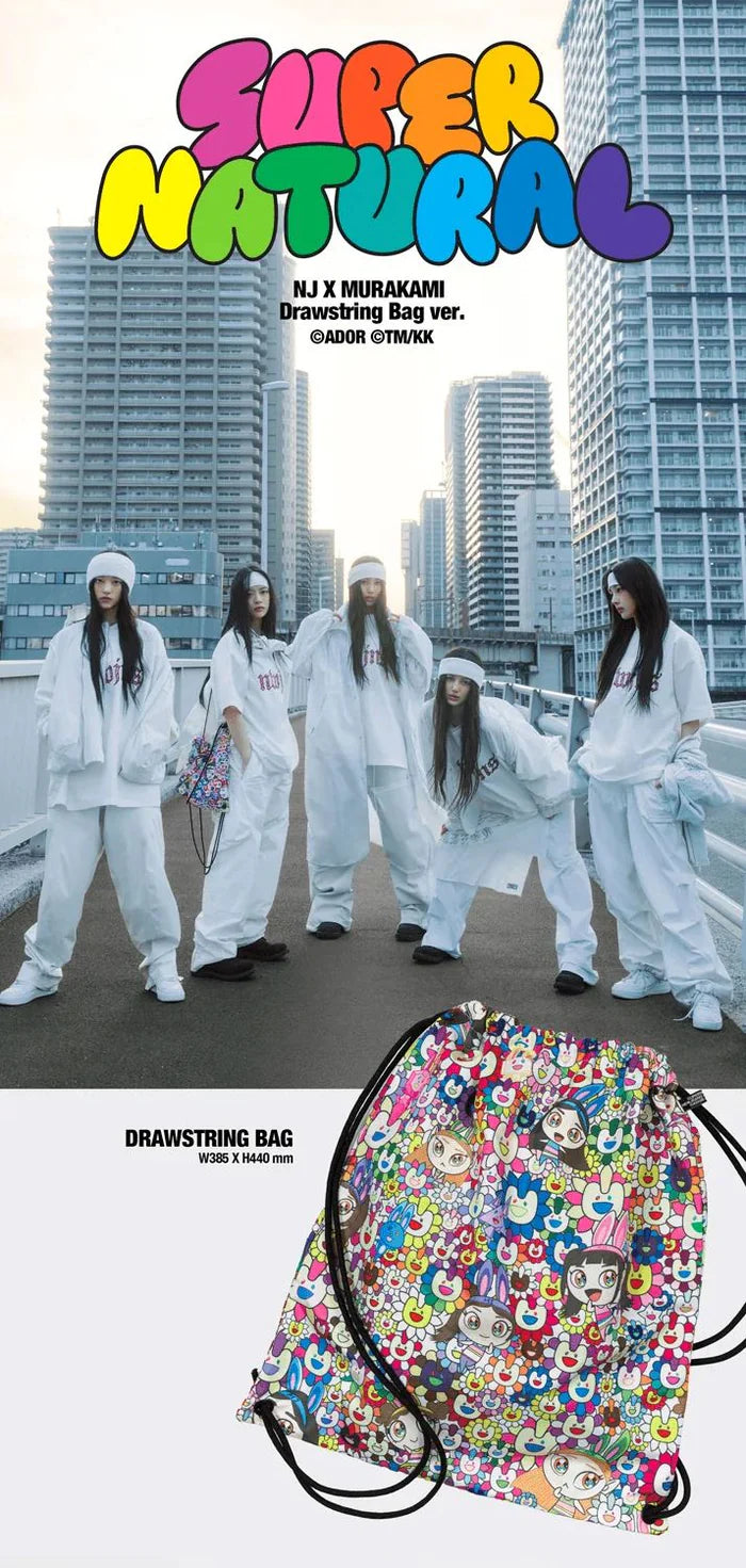 NewJeans - Supernatural (NJ X MURAKAMI Drawstring Bag ver.)